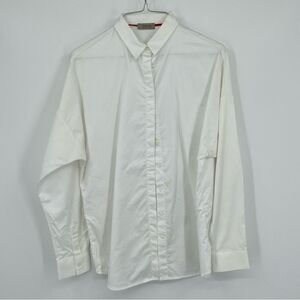 Fabrika Women’s Button Down Long Sleeve White Shirt size XS